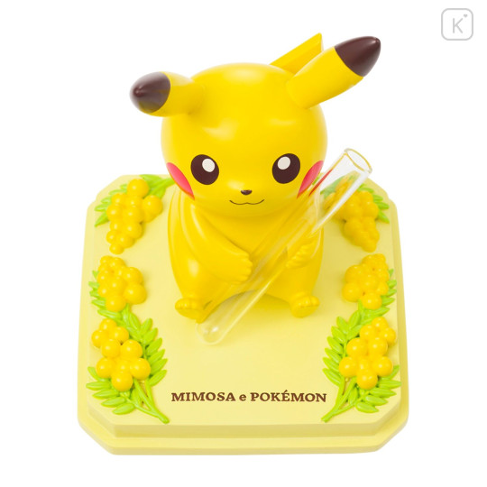 Japan Pokemon Single Flower Vase Figure - Pikachu : Mimosa - 7