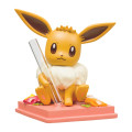 Japan Pokemon Single Flower Vase Figure - Eevee : Poppy Flower - 2