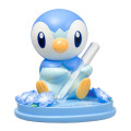 Japan Pokemon Single Flower Vase Figure - Piplup / Baby Blue Eyes - 2