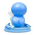 Japan Pokemon Single Flower Vase Figure - Piplup / Baby Blue Eyes - 5