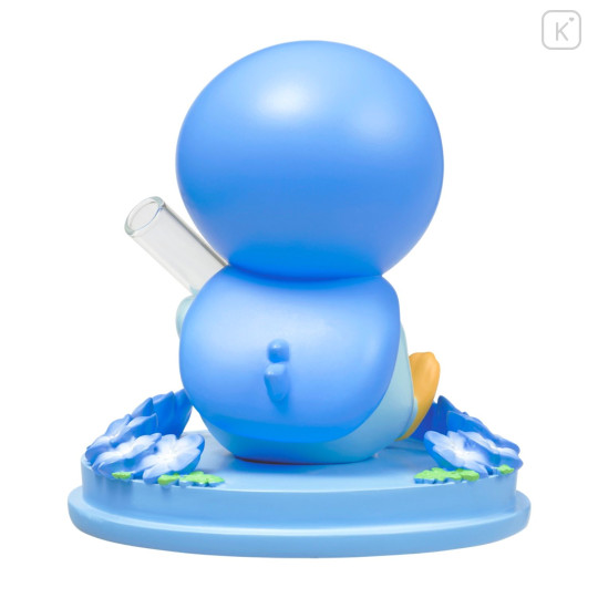 Japan Pokemon Single Flower Vase Figure - Piplup / Baby Blue Eyes - 6