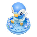 Japan Pokemon Single Flower Vase Figure - Piplup / Baby Blue Eyes - 7