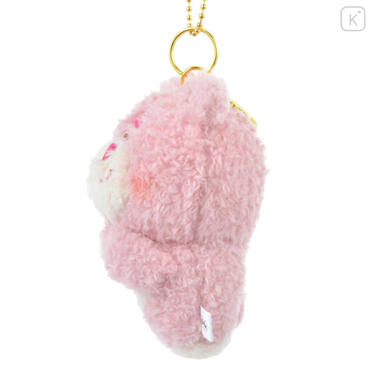 Japan Disney Store Fluffy Plush Keychain - Lotso / Hoccho Blessed - 3