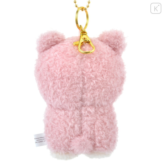 Japan Disney Store Fluffy Plush Keychain - Lotso / Hoccho Blessed - 4