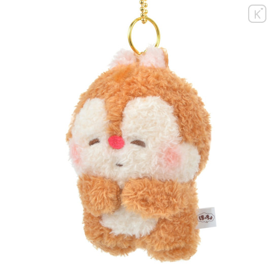 Japan Disney Store Fluffy Plush Keychain - Dale / Hoccho Blessed - 2