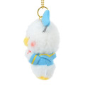 Japan Disney Store Fluffy Plush Keychain - Donald Duck / Hoccho Blessed - 3