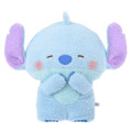 Japan Disney Store Fluffy Plush (M) - Stitch / Hoccho Blessed - 1