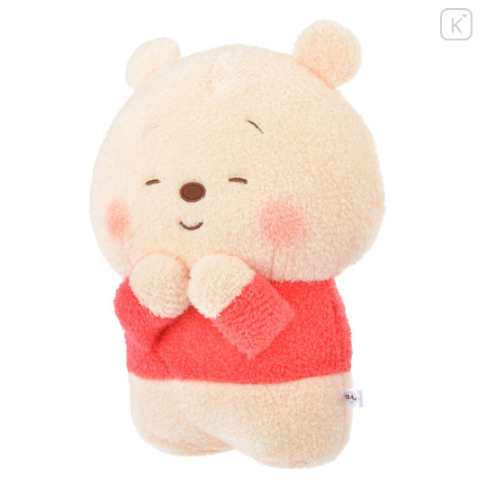 Japan Disney Store Fluffy Plush (M) - Pooh : Hoccho Blessed - 2