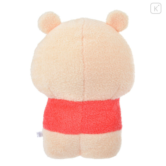 Japan Disney Store Fluffy Plush (M) - Pooh : Hoccho Blessed - 4