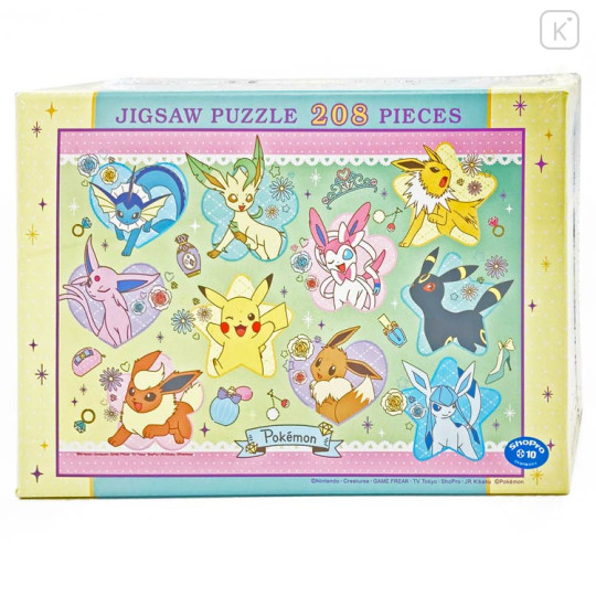 Japan Pokemon 208 Jigsaw Puzzle - Pikachu & Eevee Friends - 1