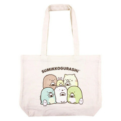 Japan San-X Tote Bag & Drawstring Bag Set - Sumikko Gurashi / Rice Ball