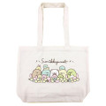 Japan San-X Tote Bag & Drawstring Bag Set - Sumikko Gurashi / Flower Garden - 1