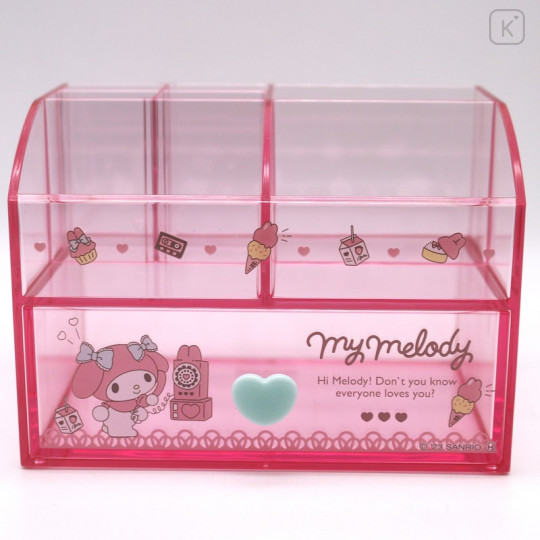 Japan Sanrio Clear Free Stand - My Melody / Cosmetic - 1