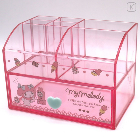 Japan Sanrio Clear Free Stand - My Melody / Cosmetic - 2