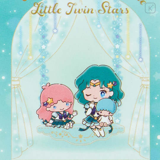 Japan Sanrio × Sailor Moon Cosmos Sticker - Sailor Neptune × Little Twin Stars - 3