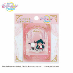 Japan Sanrio × Sailor Moon Cosmos Sticker - Sailor Pluto × Pochacco