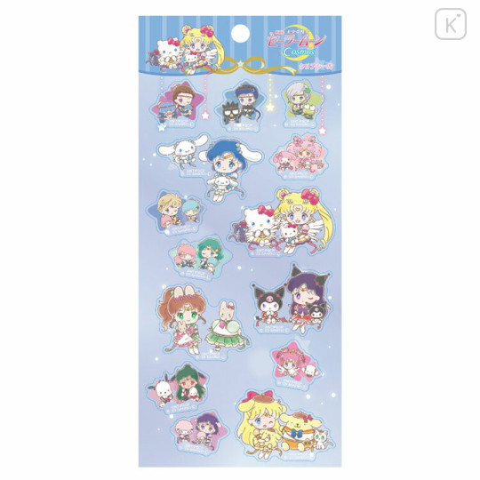 Japan Sanrio × Sailor Moon Cosmos Clear Sticker Sheet - Eternal Sailor Guardian A - 1
