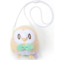 Japan Pokemon Plush Fluffy Pochette - Rowlet / Pokepeace - 1
