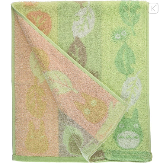 Japan Ghibli Embroidery Face Towel - My Neighbor Totoro : Leave - 4