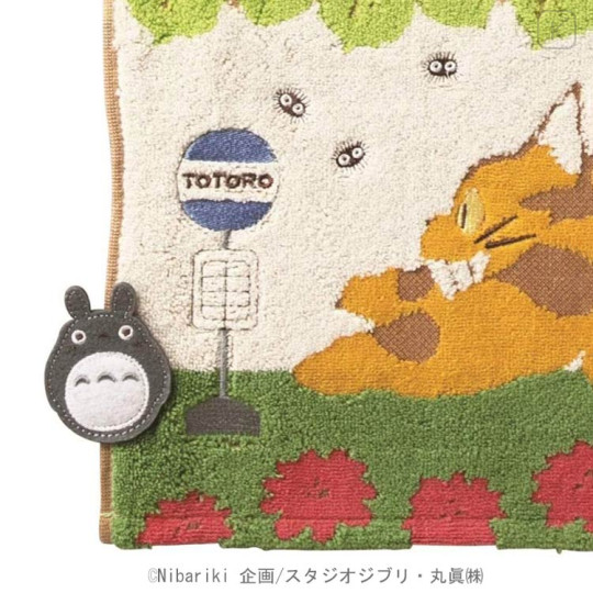 Japan Ghibli Embroidery Face Towel - My Neighbor Totoro / Cat Bus ...