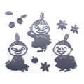 Japan Moomin Emblem Deco Sticker - Little My : SIlver - 1