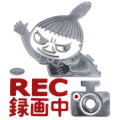 Japan Moomin Car Vinyl Sticker - Little My / SIlver Recording - 1
