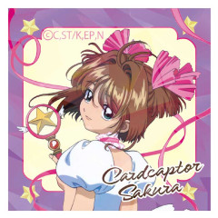 Japan Cardcaptor Sakura Hologram Sticker - Sakura Kinomoto / Purple