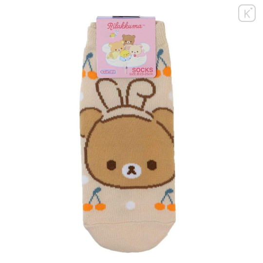 Japan San-X Face Socks - Chairoikoguma / Baby Rabbit - 1
