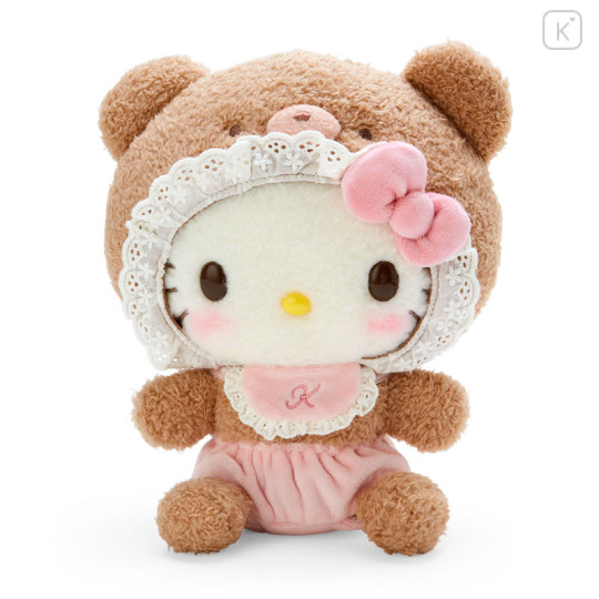 Japan Sanrio Original Plush Toy - Hello Kitty / Latte Bear Baby - 1