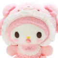 Japan Sanrio Original Plush Toy - My Melody / Latte Bear Baby - 3