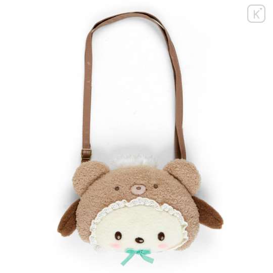 Japan Sanrio Original 2way Shoulder Bag - Pochacco / Latte Bear Baby - 1