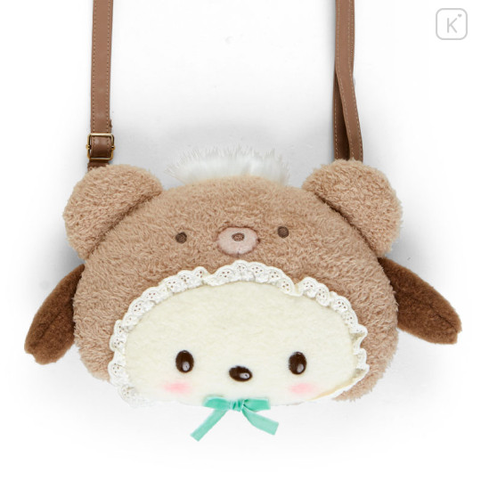 Japan Sanrio Original 2way Shoulder Bag - Pochacco / Latte Bear Baby - 2