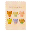 Japan Sanrio Original Clear File Set - Latte Bear Baby - 5