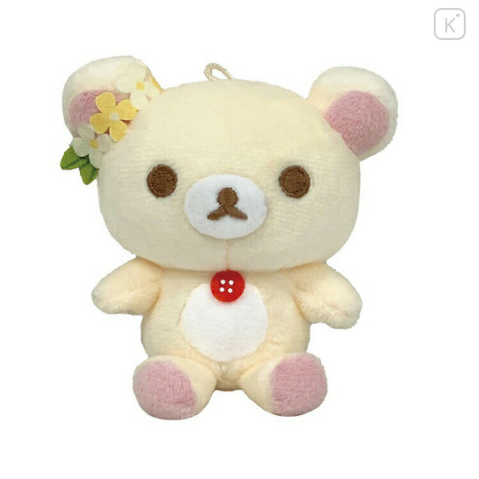 Japan San-X Play Charm Phone Holder - Korilakkuma : Flower - 1