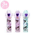 Japan Sanrio Original Pencil Cap 3pcs Set - Kuromi / Sparkling Stone - 1