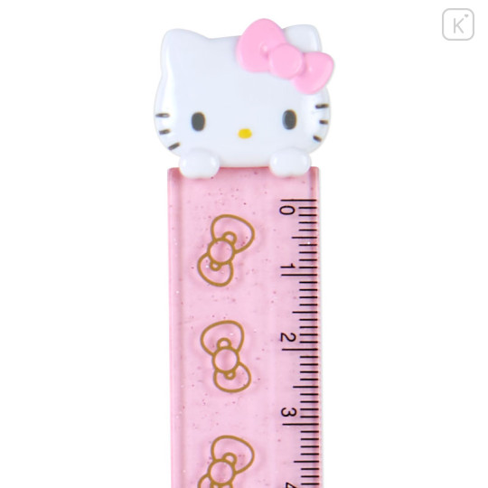 Japan Sanrio Original Mascot Slim Ruler 15cm - Hello Kitty - 2