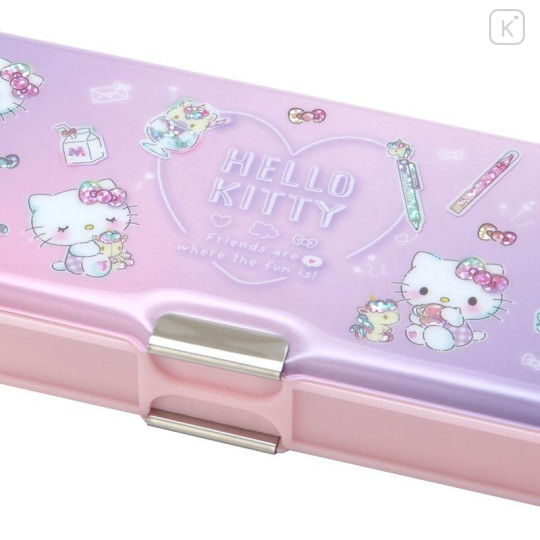 Japan Sanrio Original Double-sided Pencil Case - Hello Kitty - 5