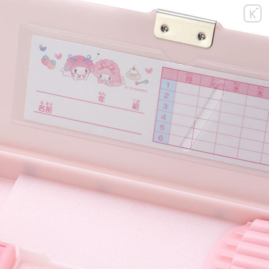 Japan Sanrio Original Double-sided Pencil Case - My Melody - 7