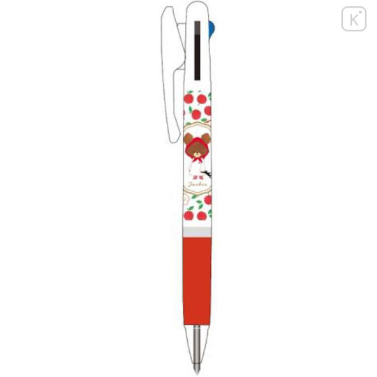 Japan The Bears School Jetstream 3 Color Multi Ballpoint Pen - Jackie : Apple Girl - 1