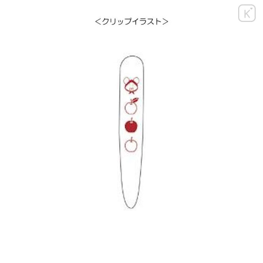 Japan The Bears School Jetstream 3 Color Multi Ballpoint Pen - Jackie : Apple Girl - 2