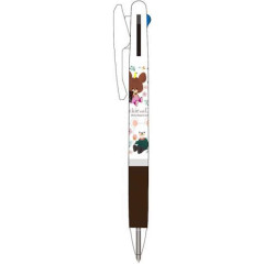Japan The Bears School Jetstream 3 Color Multi Ballpoint Pen - Hanging Crown Jackie & David