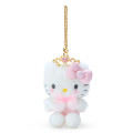 Japan Sanrio Original Bag Charm Mascot Holder - Hello Kitty : Exciting Tiara - 1