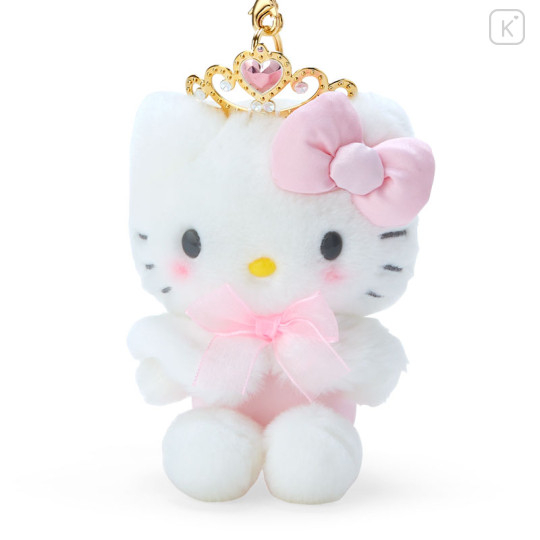 Japan Sanrio Original Bag Charm Mascot Holder - Hello Kitty : Exciting Tiara - 2