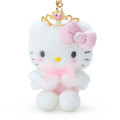 Japan Sanrio Original Bag Charm Mascot Holder - Hello Kitty : Exciting Tiara - 2