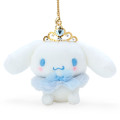 Japan Sanrio Original Bag Charm Mascot Holder - Cinnamoroll : Exciting Tiara - 2