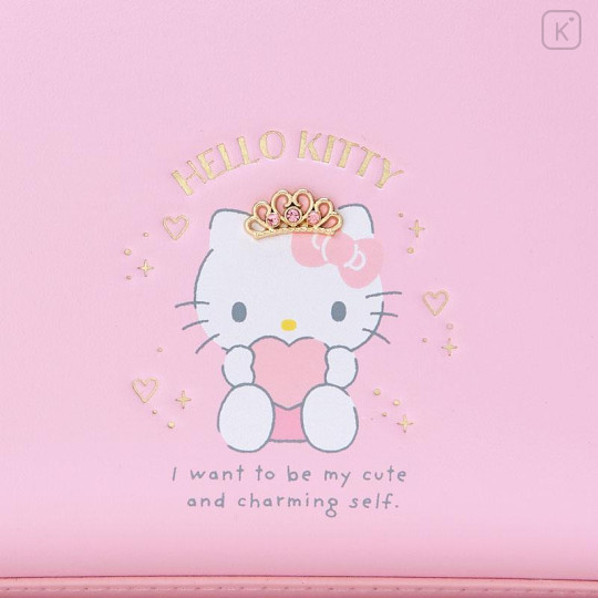 Japan Sanrio Original Pouch - Hello Kitty / Exciting Tiara - 4