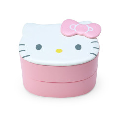 Japan Sanrio Original Face Shaped Accessory Tray 2 Tiers - Hello Kitty