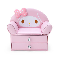 Japan Sanrio Original Sofa Shaped Accessory Case 2 Tiers - My Melody