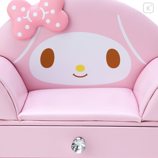 Japan Sanrio Original Sofa Shaped Accessory Case 2 Tiers - My Melody - 2