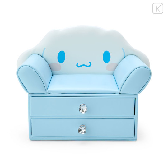Japan Sanrio Original Sofa Shaped Accessory Case 2 Tiers - Cinnamoroll - 1